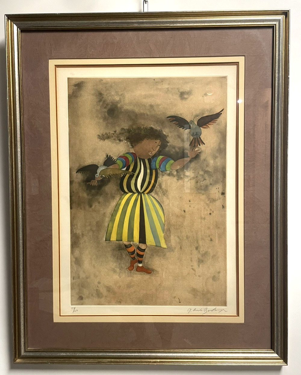 Graciela Rodo Boulanger Limited Edition Lithograph 127/150 Hand Signed 16"x24"